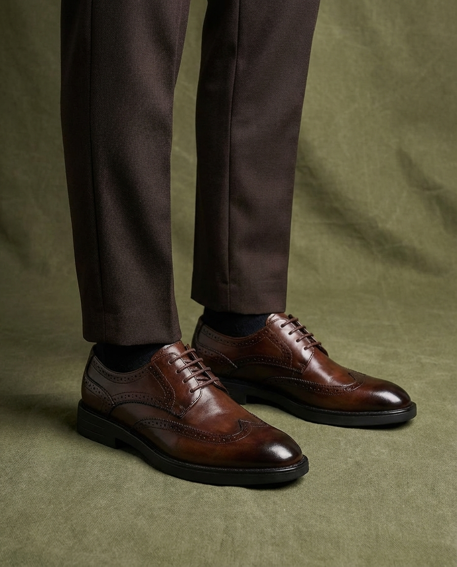 Oliver & Blake The Guildsman Men's Brogue Dress Shoes