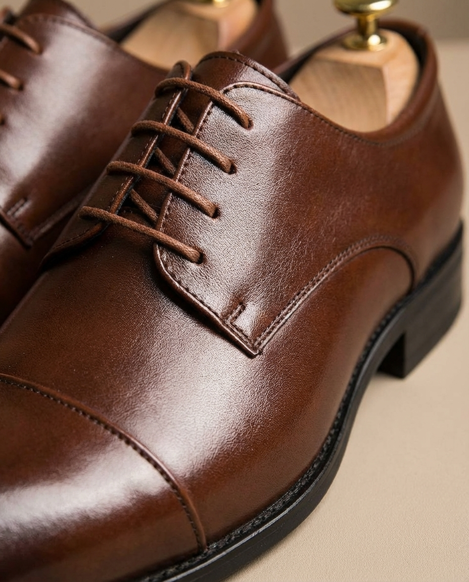 Oliver & Blake The Ledger Men's Leather Oxford Dress Shoes