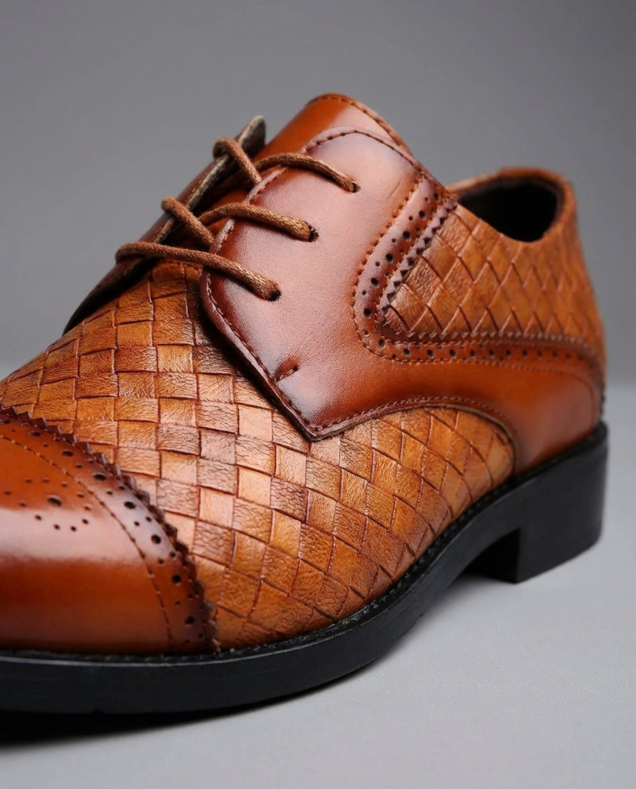 Oliver & Blake The Woven Oxford Men's Dress Shoes