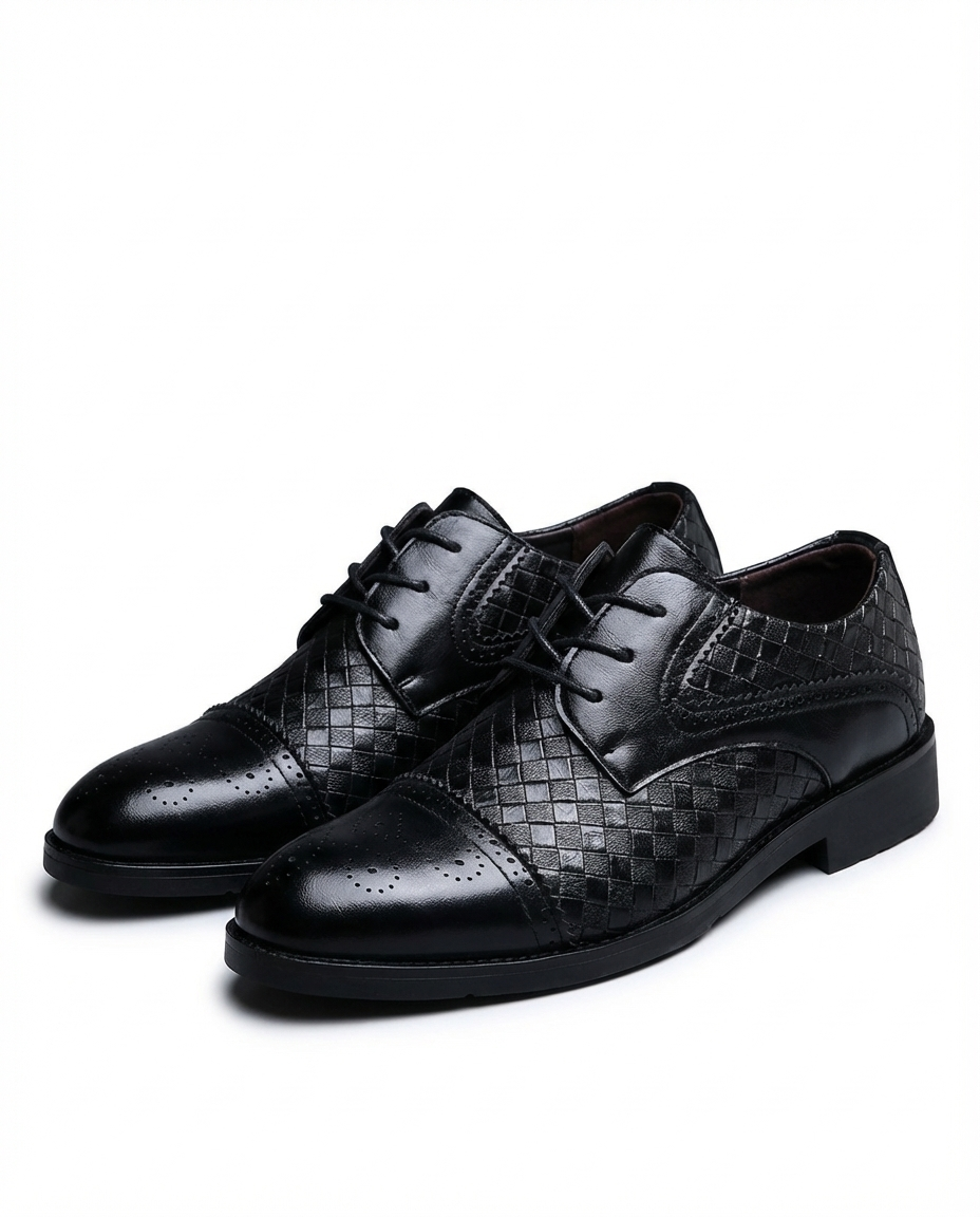 Oliver & Blake The Woven Oxford Men's Dress Shoes