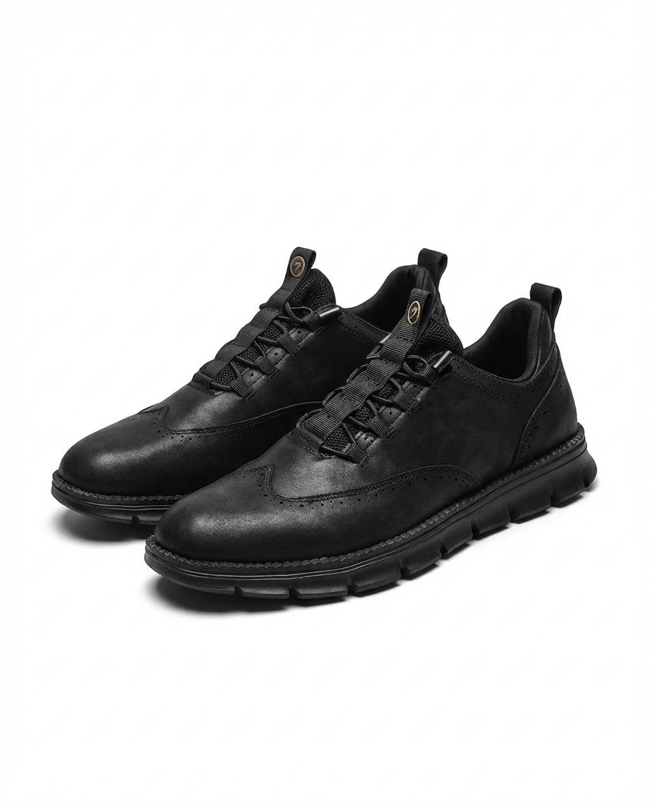 Oliver & Blake The Wayfarer Men's Leather Brogue Dress Shoes