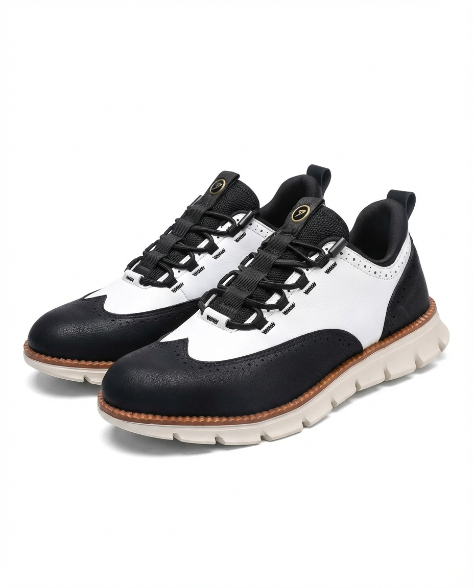 Oliver & Blake The Wayfarer Men's Leather Brogue Dress Shoes