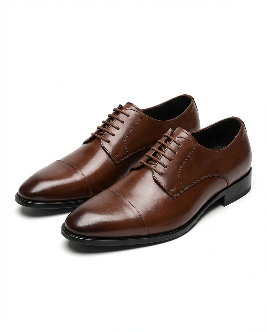 Oliver & Blake The Ledger Men's Leather Oxford Dress Shoes