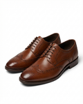 Oliver & Blake The Ledger Men's Leather Wingtip Dress Shoes