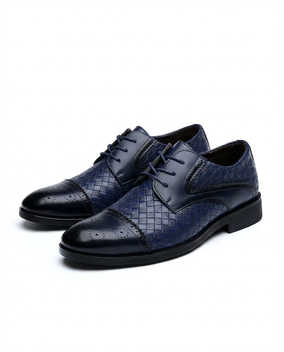 Oliver & Blake The Woven Oxford Men's Dress Shoes